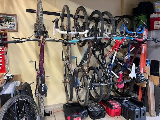 Rubbermaid FastTrack Garage Organization System Vertical Bike Hook Black Holds up to 50 Pounds Wall Mount and Heavy Duty Garage Hanger for Bike Storage customer photo 1