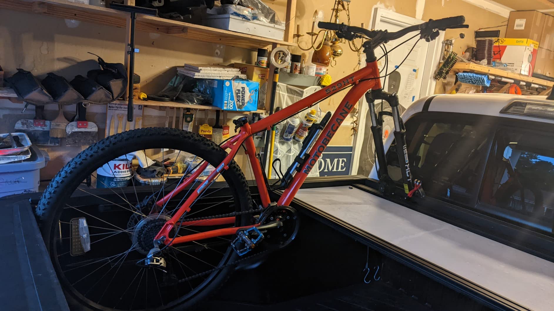 Truck Bed Bike Rack by Delta Cycle - Bike Hitch Lockable Bike Fork Mount Securely Holds 9 x 100mm Skewer Road, MTB, and Hybrid Bicycles - Lockable Quick Release Truck Bed Bike Mount customer photo 1