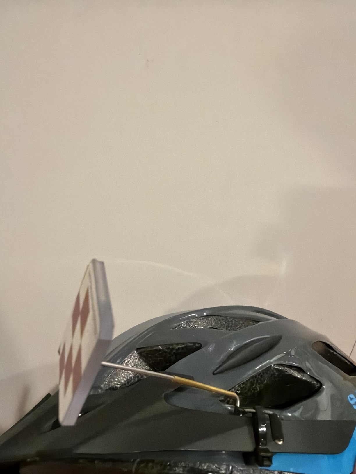Take A Look Cycling Mirror - Low-Tech Rearview Mirror for Bikes - Fits Helmet & Sunglasses - Shatter-Resistant Polycarbonate Lens, Anti-Vibration Stainless-Steel & Brass, Always On (Left-Side) customer photo 1