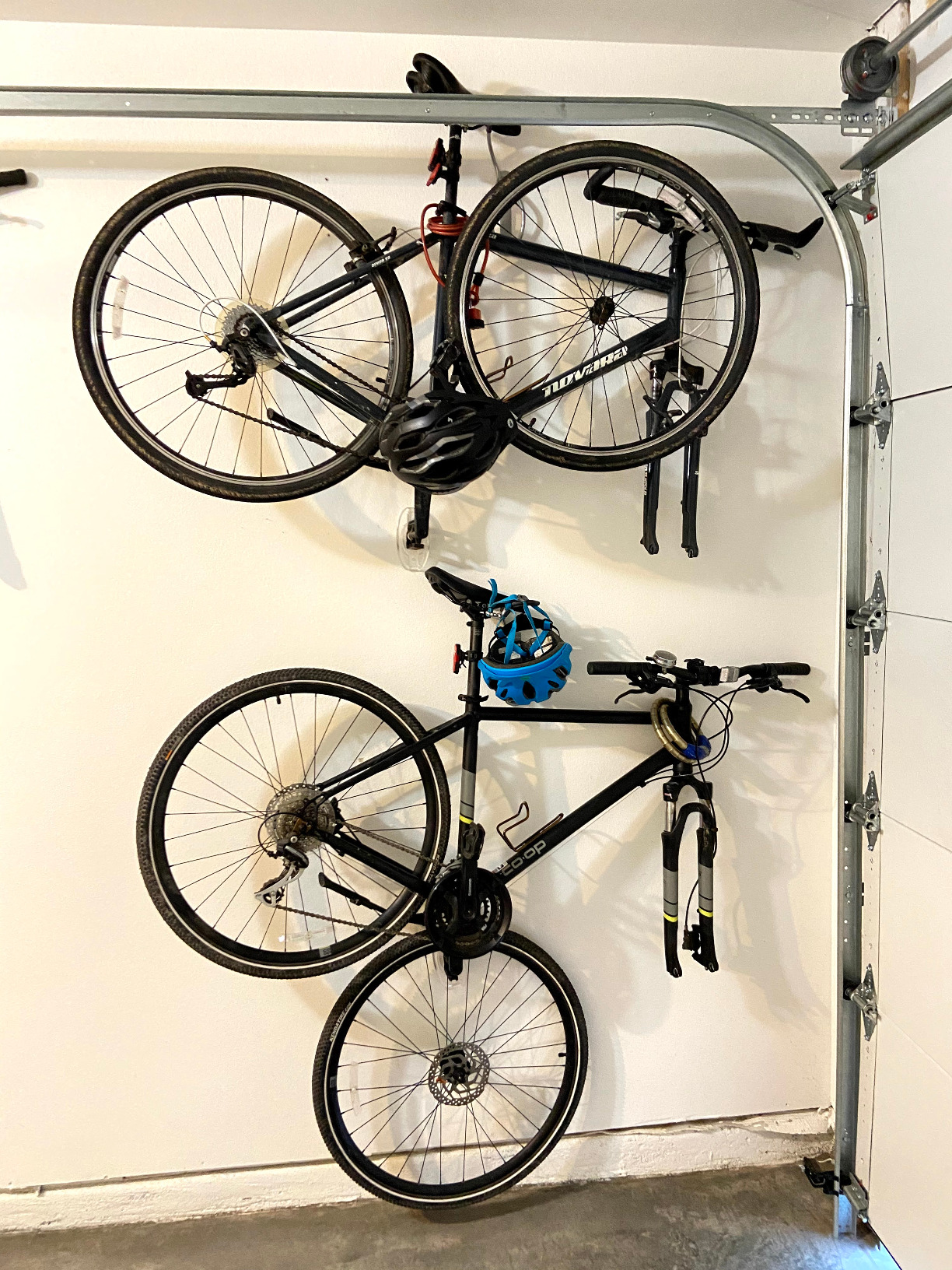Leonardo Bike Rack Wall Mount with Tire Tray by Delta Cycle - Elegant Vertical Hanger Hook Design Provides Easy Bicycle Storage Access - Hassle-Free Installation - Vertical Mount Holds Up to 40 lbs customer photo 1