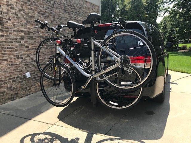 Yakima DoubleDown 4 Hitch Mount Bike Rack for Car, SUV & Truck | Fits 2 in. and 1.25 in. Receivers; Tilting Rear Mount with Anti-Sway Cradles and Folding Arms customer photo 1