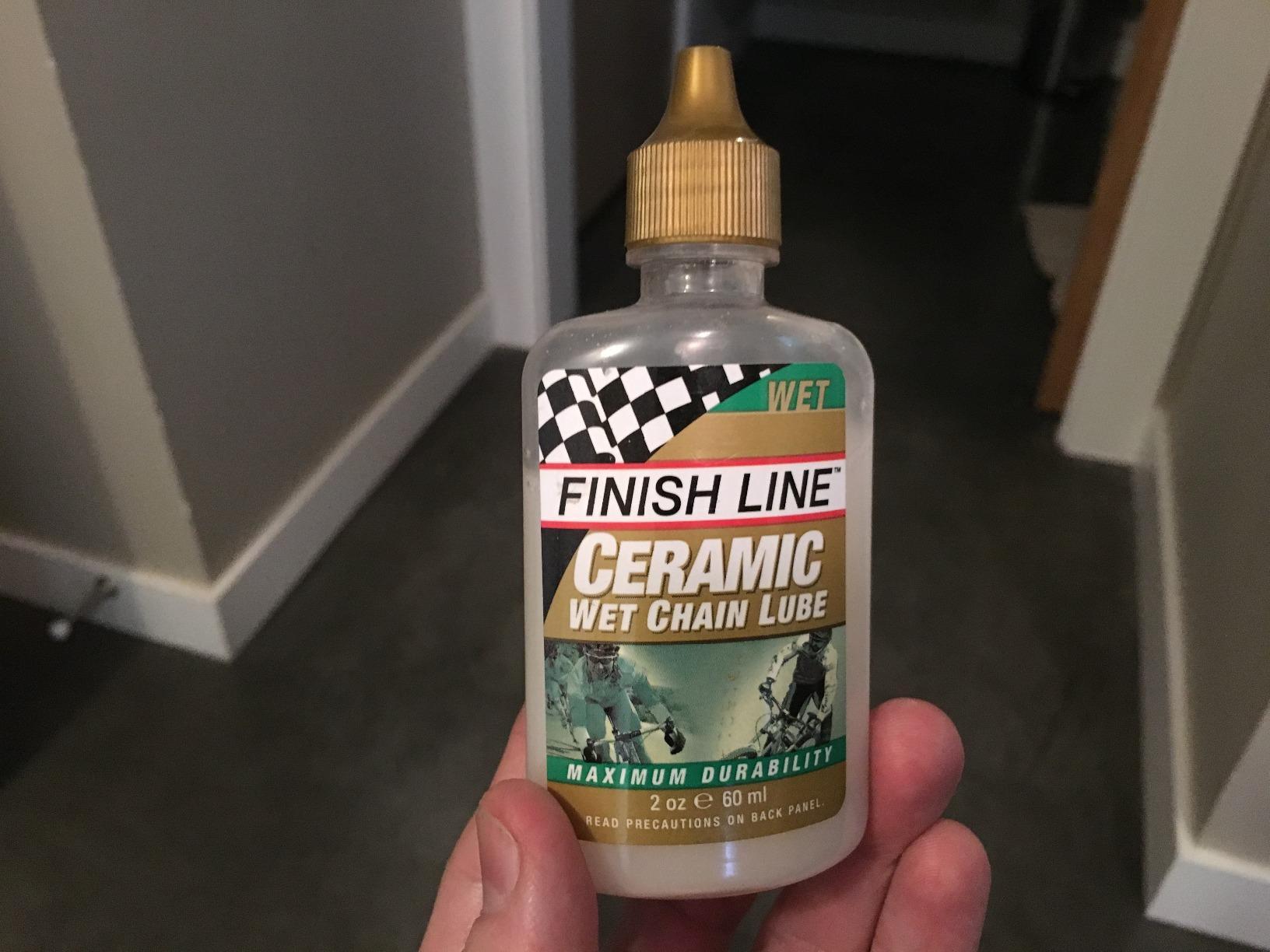 Finish Line Ceramic Wet Bike Chain Lubricant Racing Biodegradable 2 oz customer photo 1