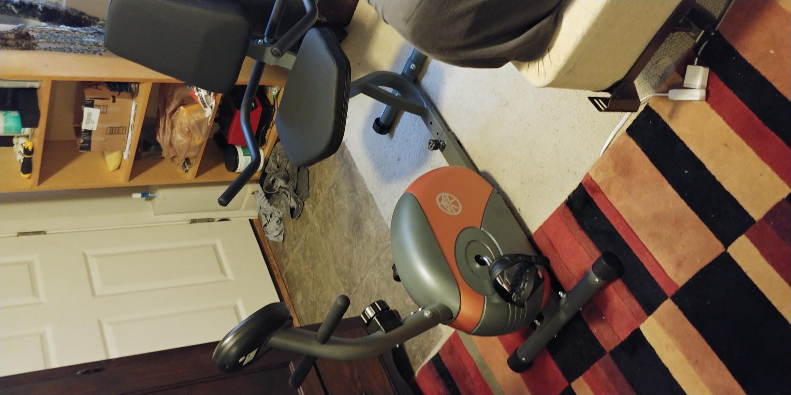 Marcy Home Fitness Personal Exercise Bike with Adjustable Magnetic Resistance for Cardio Workout and Cycle Training (ME-709) customer photo 2