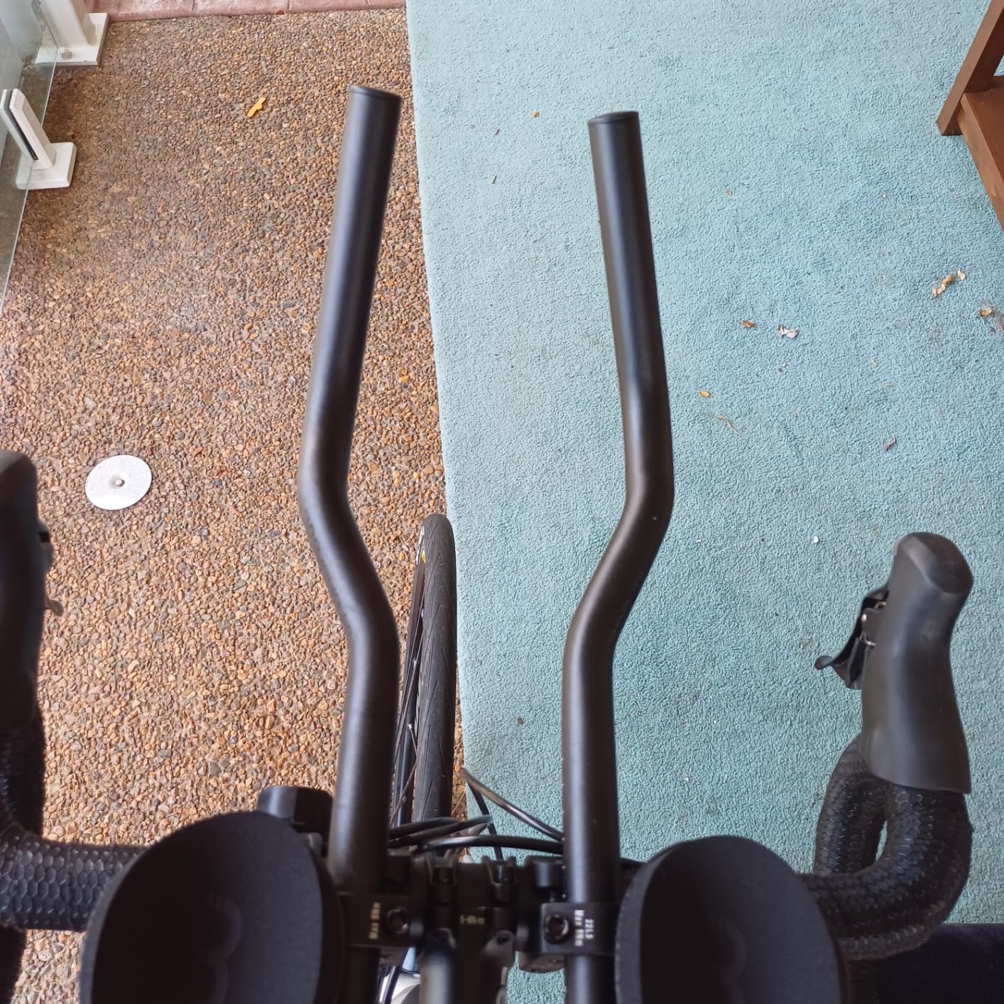 BBB Cycling Aero Bars Aluminium Two-Piece Tri Bars Black 26/31,8 mm Bike Handlebar AeroBase BHB-52 customer photo 1