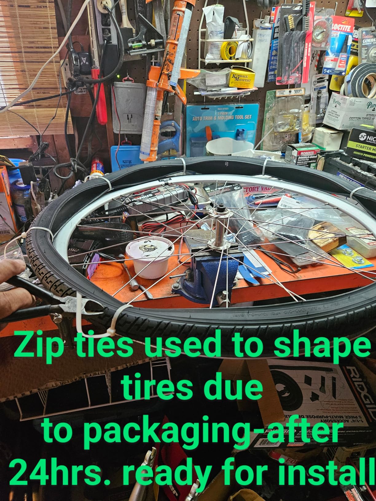 Schwinn Replacement Bike Tire, 700c x 38 Hybrid Bike Tire, Combination Tread, Puncture Guard, Fits Internal Rim Widths 17mm to 23mm, PSI Range 50 to 75 customer photo 2