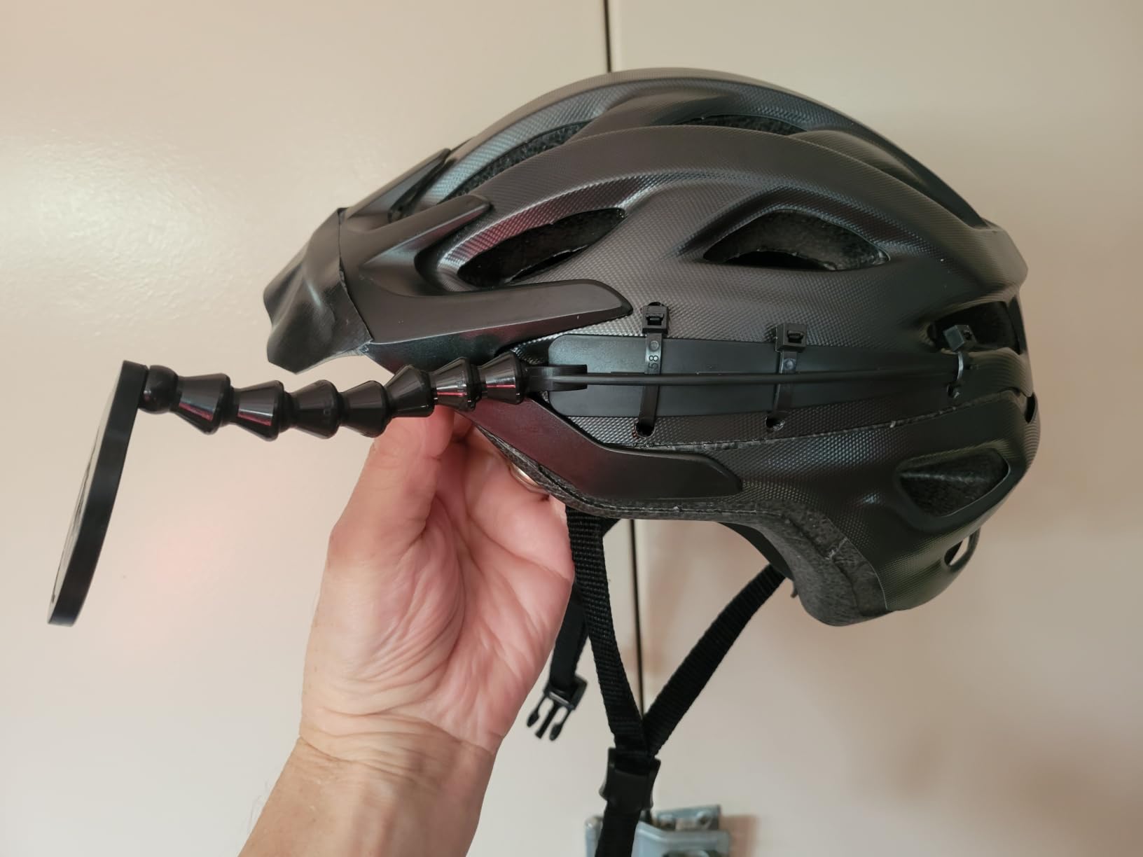 Safe Zone Bicycle Helmet Mirror by EVT customer photo 1