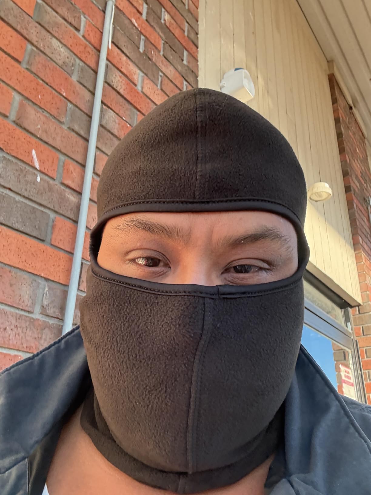 Balaclava, Winter Face Mask, Thermal Black Fleece, Ergodyne N-Ferno 6821 customer photo 2