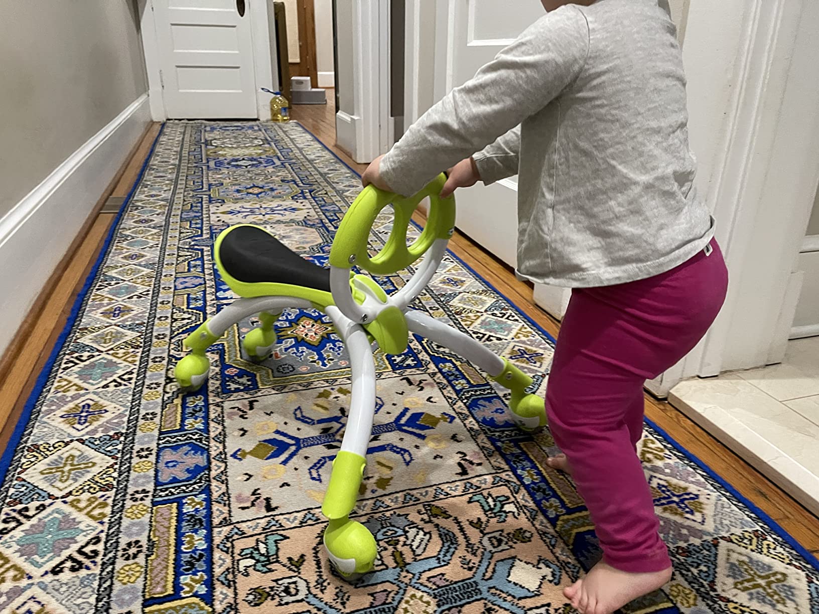 YBIKE Pewi Walking Ride On Toy - From Baby Walker to Toddler Ride On for Ages 9 Months to 3 Years Old customer photo 2