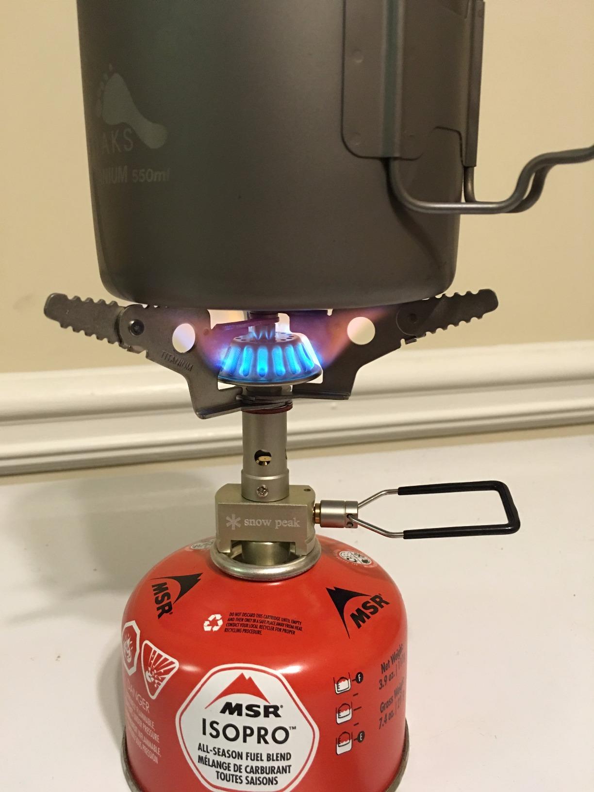 Snow Peak LiteMax Titanium Camping Stove for Backpacking customer photo 1