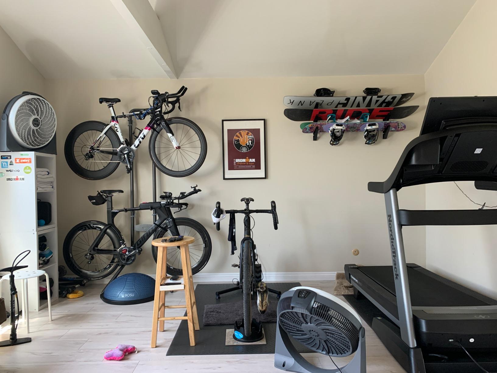 Rugged 2 Bike Rack for Garage & Home by Delta Cycle - No Drilling Required - Fully Adjustable Gravity Storage Rack for Any Style Bicycle - Leaning Wall Rack Holds Up to 100 lbs customer photo 1