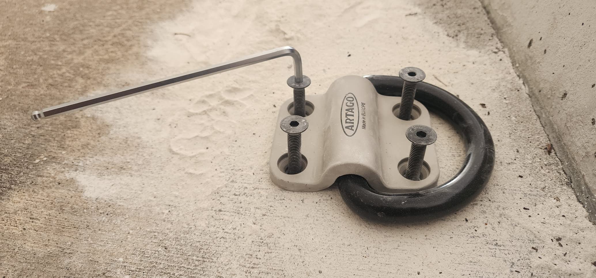 ARTAGO 61 High-End Security Anchor, Awarded Best Buy & Sold Secure Gold, Special Armored Deepest Bolts, Double Bridge 6+6, Maximum Strength Tested, Motorcycle Anti Theft Ground Floor Wall Anchoring customer photo 2