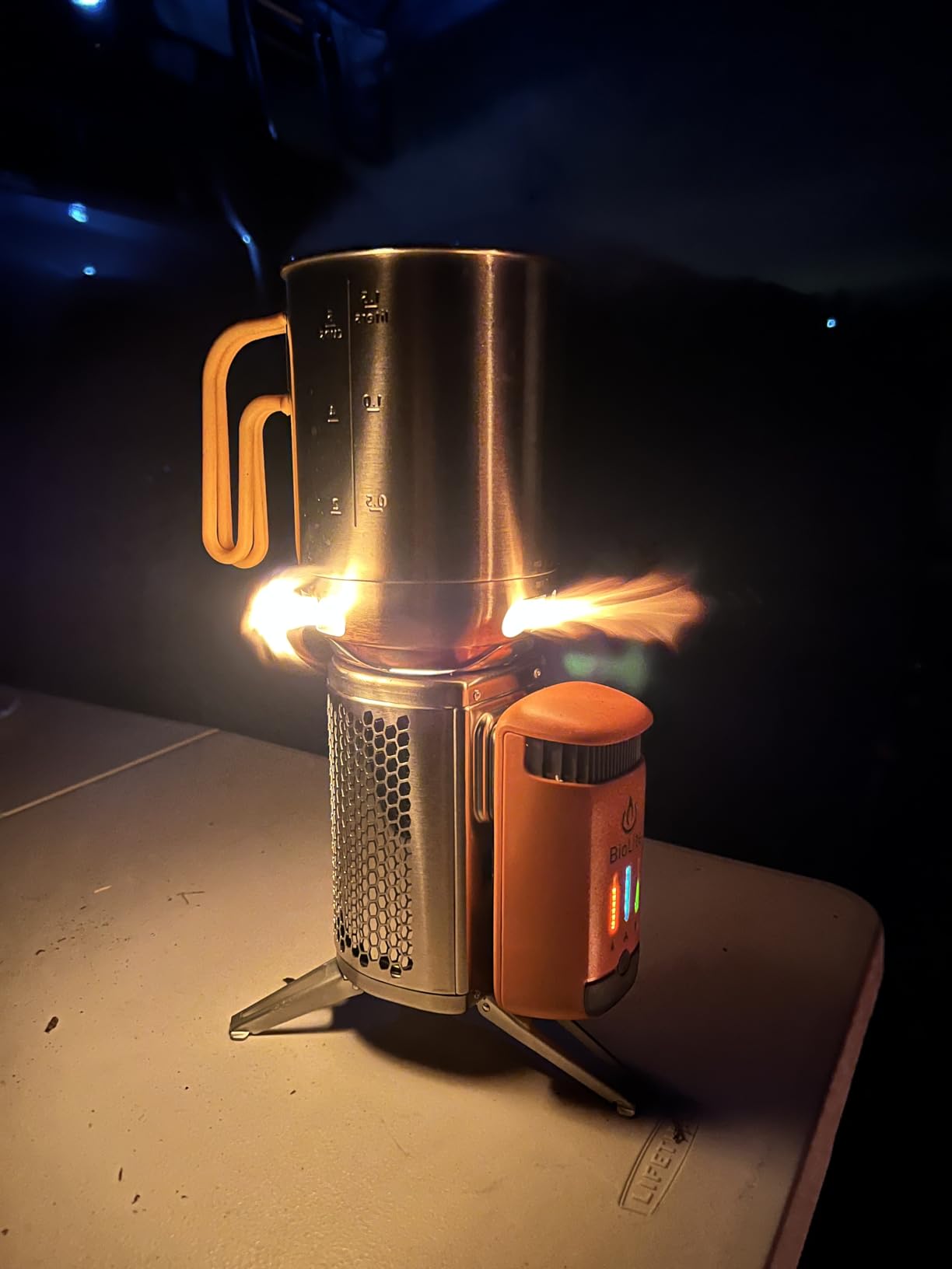 BioLite CampStove 2+ Wood Burning, Electricity Generating & USB Charging Camp Stove customer photo 2