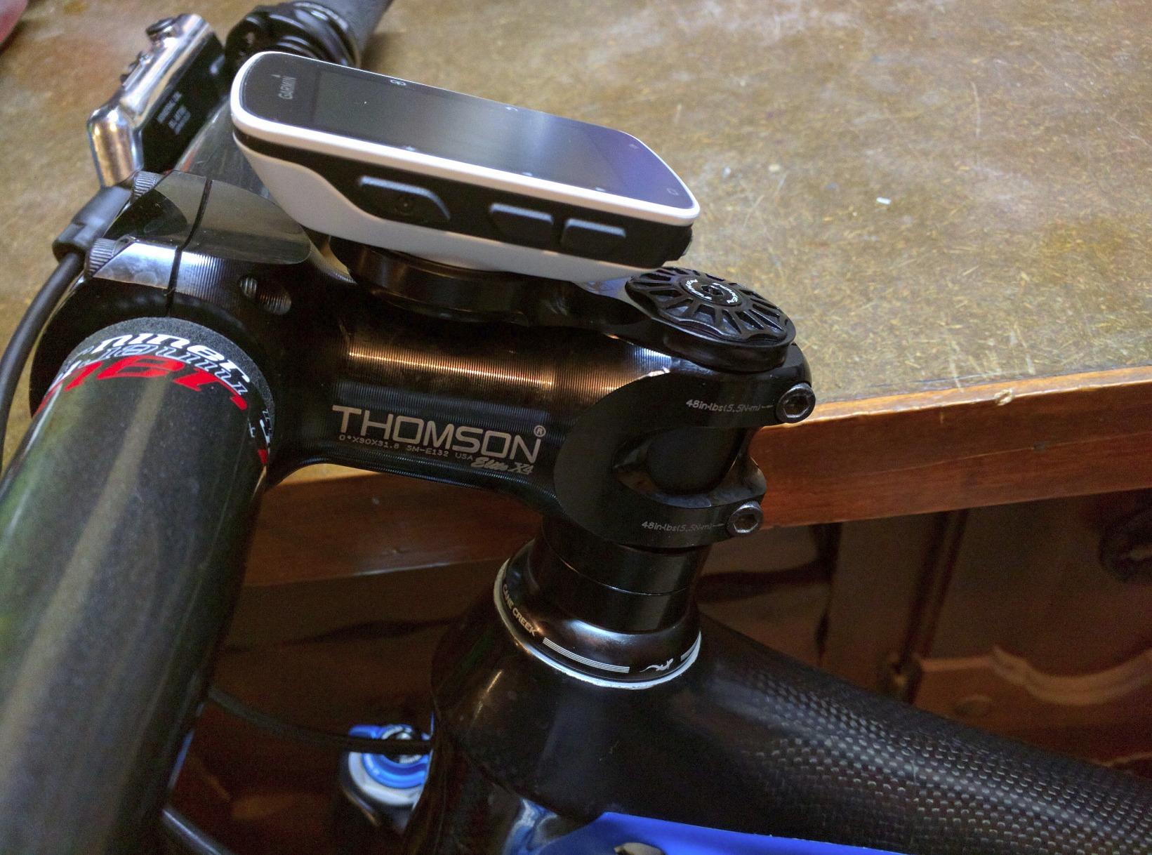 K-Edge Stem Bicycle Computer Mount | Garmin | Black customer photo 1