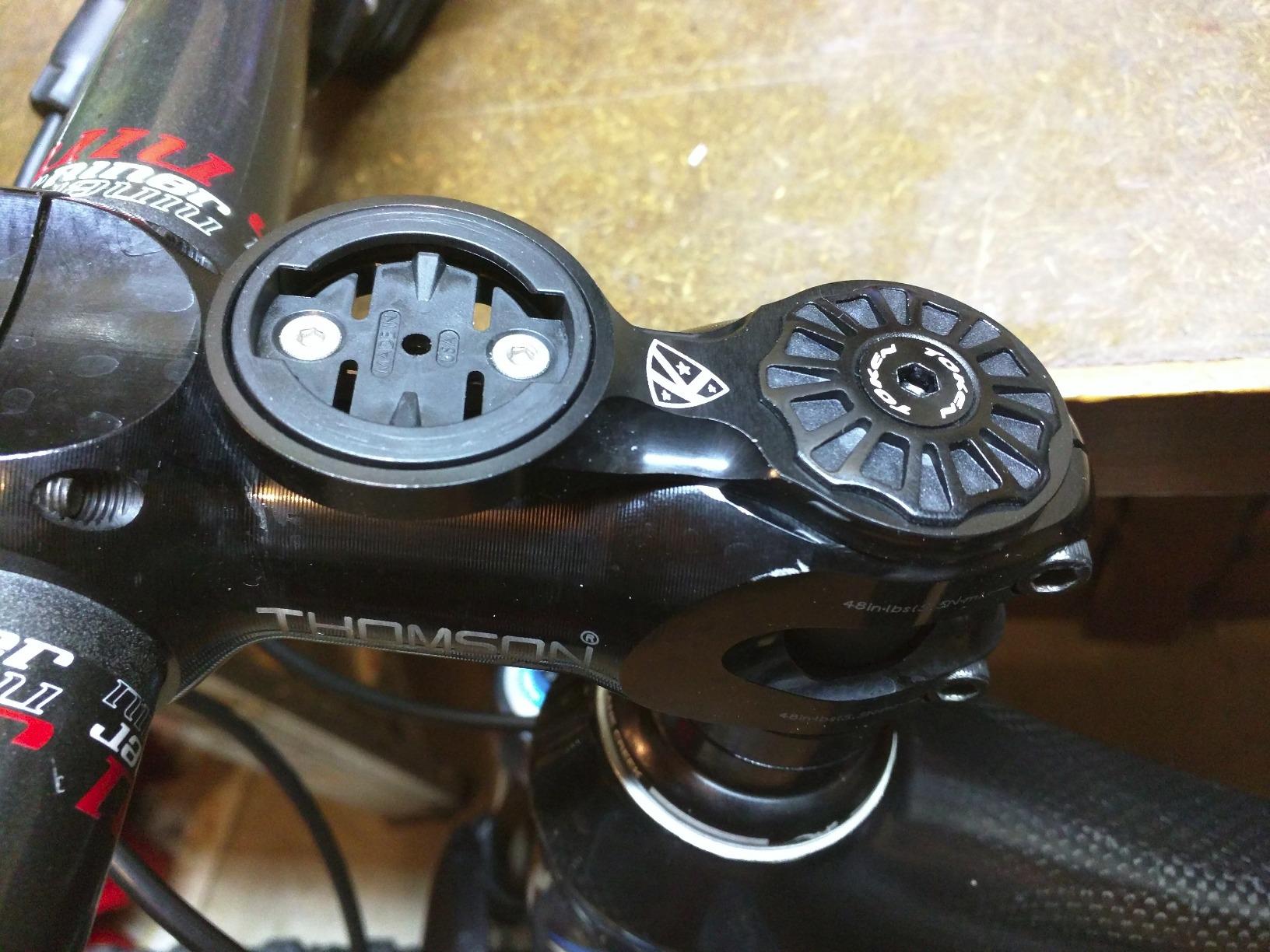 K-Edge Stem Bicycle Computer Mount | Garmin | Black customer photo 2