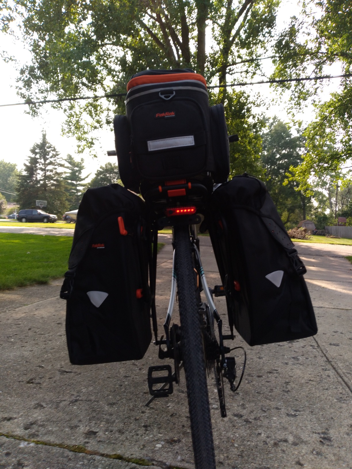 Ibera Bicycle Bag PakRak Clip-On Quick-Release All Weather Bike Panniers (Pair) customer photo 2