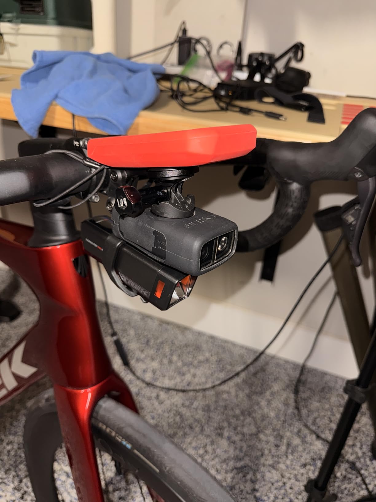 K-Edge Combo Mount Go-Pro Style Interface Adapter for: Garmin, Wahoo, Sigma Compatible, Black customer photo 1