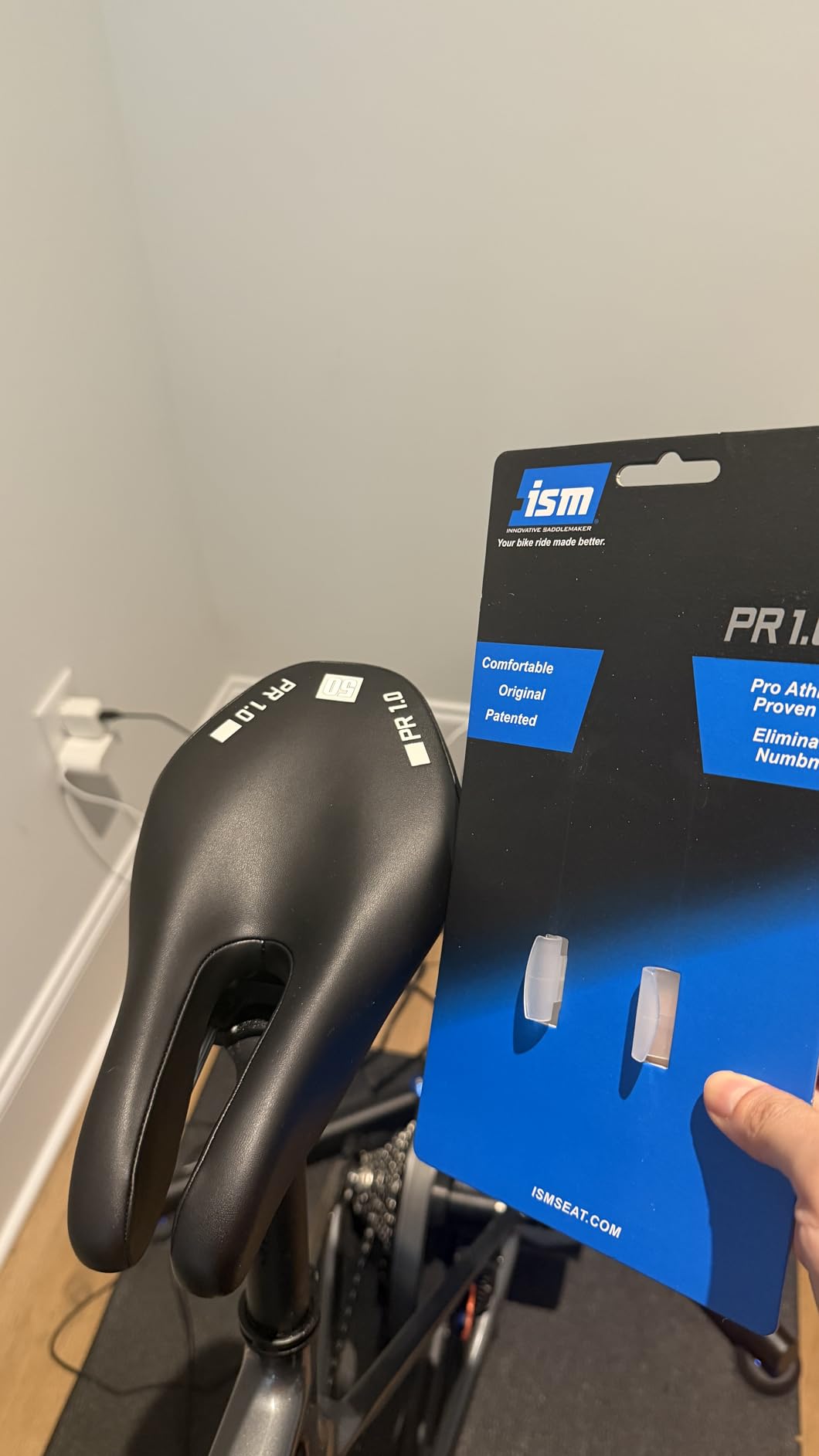 ISM PR Series Noseless Bicycle Seat - Anatomic Relief Bicycle Saddle for Hybrid, Time Trial, Road, and Mountain Bikes customer photo 1
