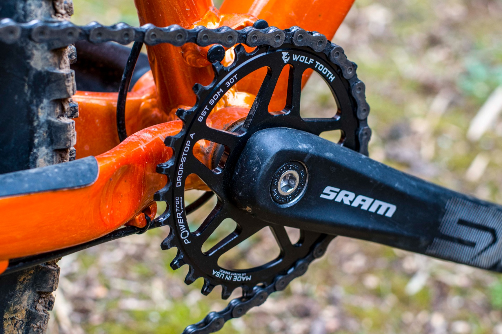 Wolf Tooth Components Drop-Stop Elliptical Chainring: 30T for SRAM Direct Mount customer photo 1