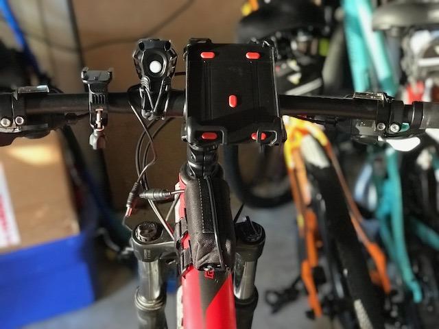 BRIGHT EYES Helios Fully Waterproof 1600 Lumen Rechargeable Mountain, Road Bike, MX Headlight, 6400mAh External Battery (Now 4+ Hours on Bright Beam) - Included: Free Diffuser Lens and Free Taillight customer photo 1