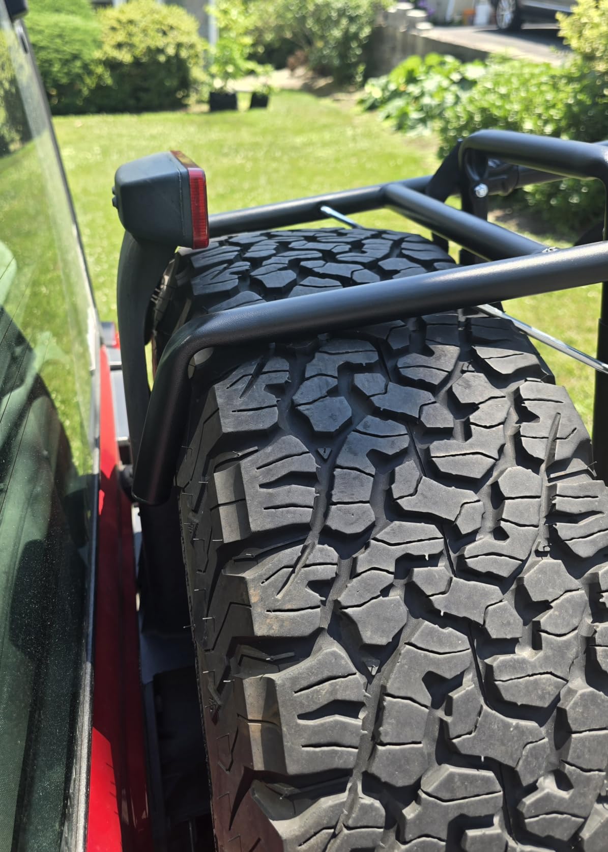 Allen Sports Deluxe 2-Bike Spare Tire Rack, Black customer photo 2