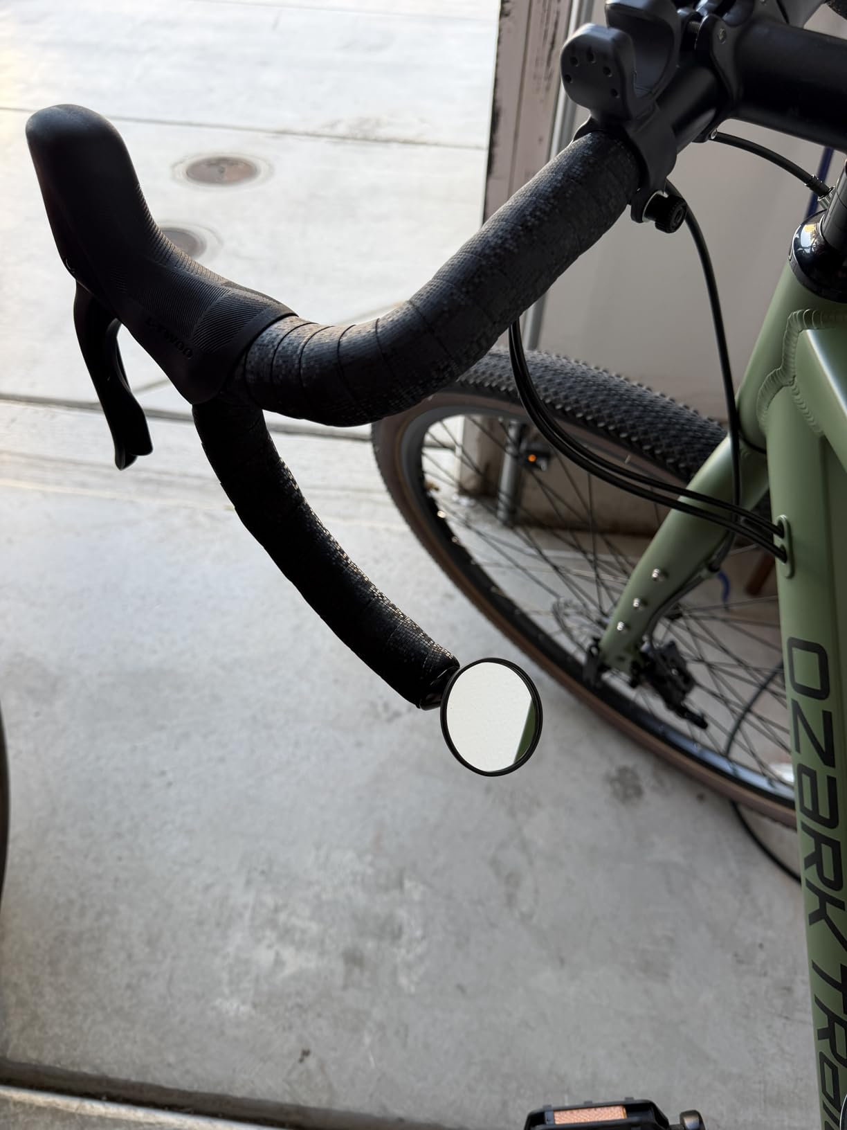 BM-45 Bar End Mirror | Road, MTB and Gravel Bikes, Durable Aluminum with Scratch-Resistant Glass customer photo 1