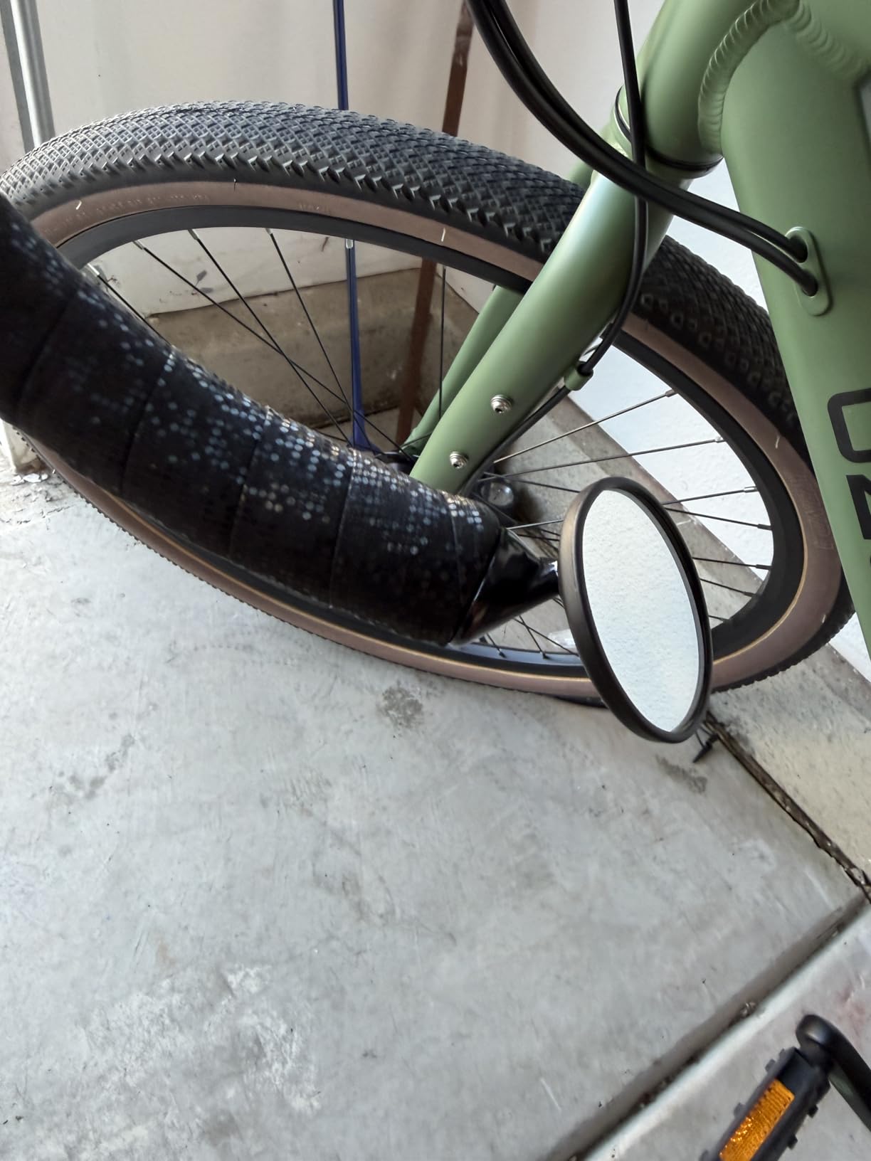 BM-45 Bar End Mirror | Road, MTB and Gravel Bikes, Durable Aluminum with Scratch-Resistant Glass customer photo 2