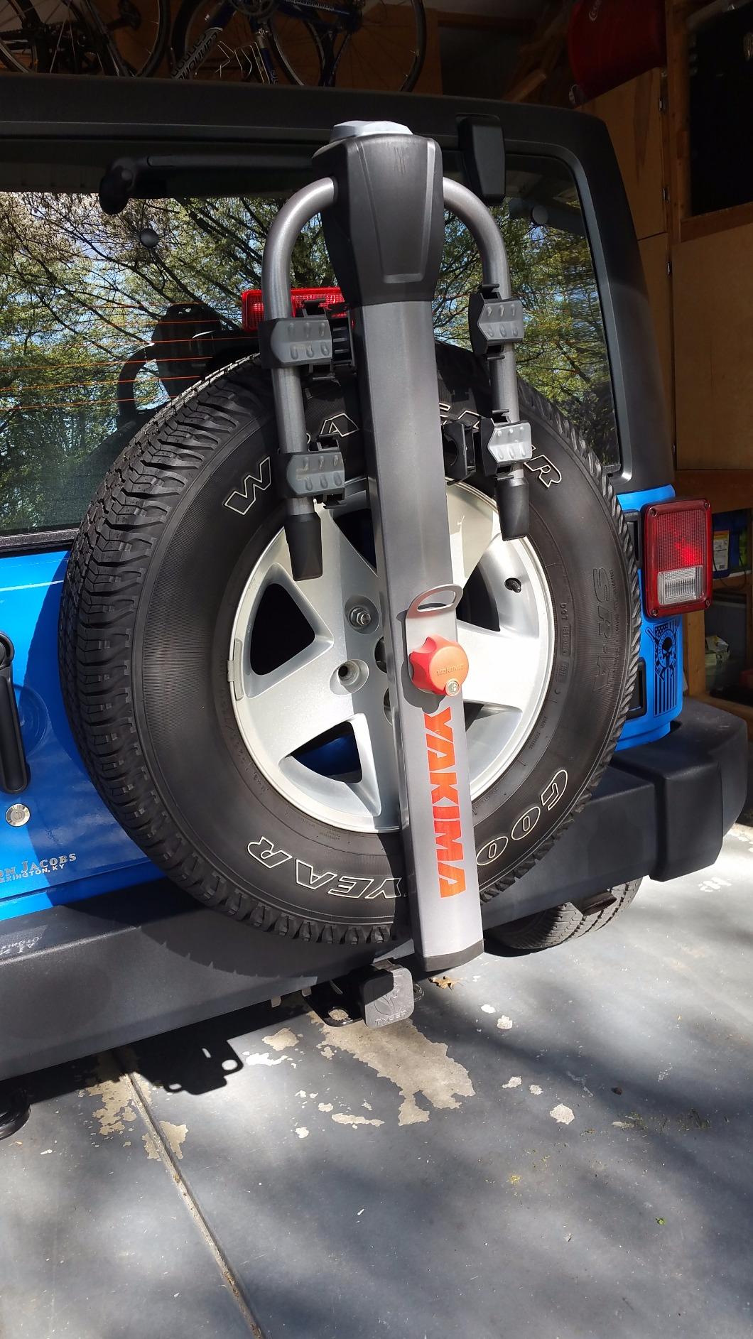 Yakima - SpareRide Bike Rack for Rear Mounted Spare Tires, 2 Bike Capacity customer photo 1