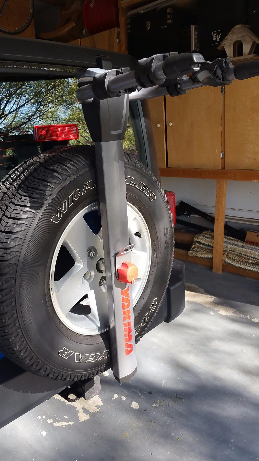 Yakima - SpareRide Bike Rack for Rear Mounted Spare Tires, 2 Bike Capacity customer photo 2