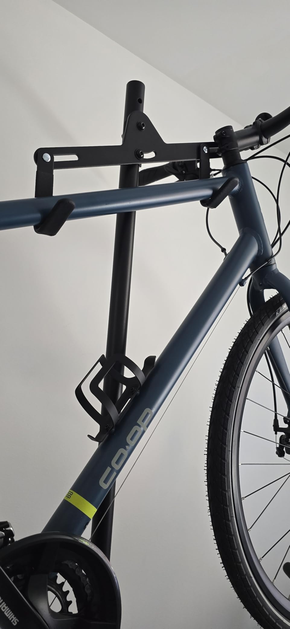 CyclingDeal 2 Bike Bicycle Vertical Hanger Parking Rack Gravity Floor Storage Stand for Garages or Apartments customer photo 2