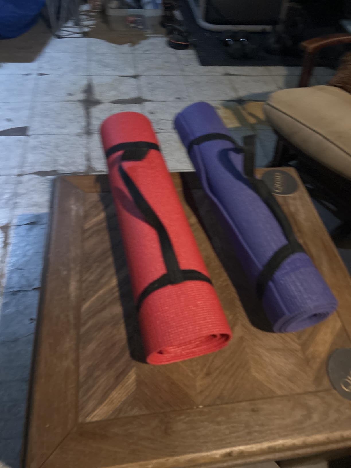 Fitvids All Purpose 1/4-Inch High Density Anti-Tear Exercise Yoga Mat with Carrying Strap customer photo 2