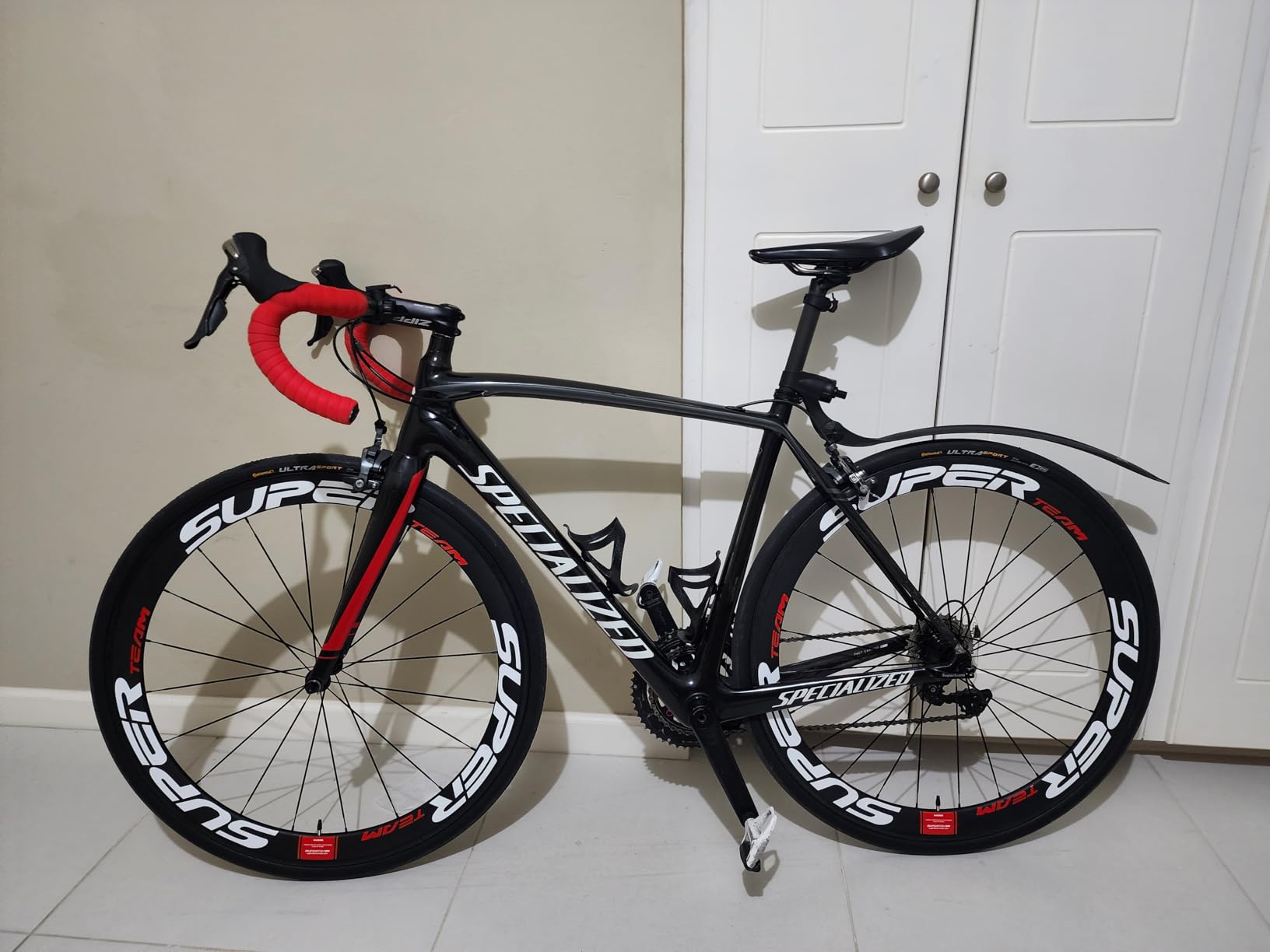 Superteam 50mm Clincher Wheelset 700c 23mm Width Cycling Racing Road Carbon Wheel Decal customer photo 2