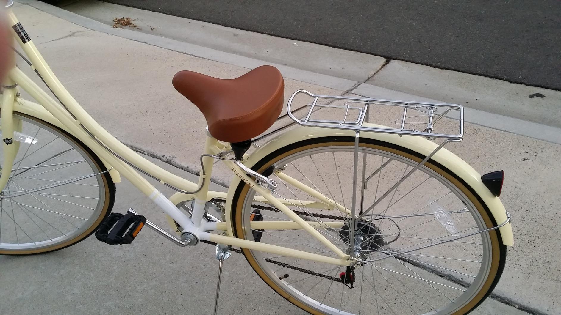 Bikeroo Wide Cruiser Saddle - Comfort Seat Fits Indoor & Outdoor Bicycles - Steel Spring & Elastomer Suspension - Memory Foam customer photo 1