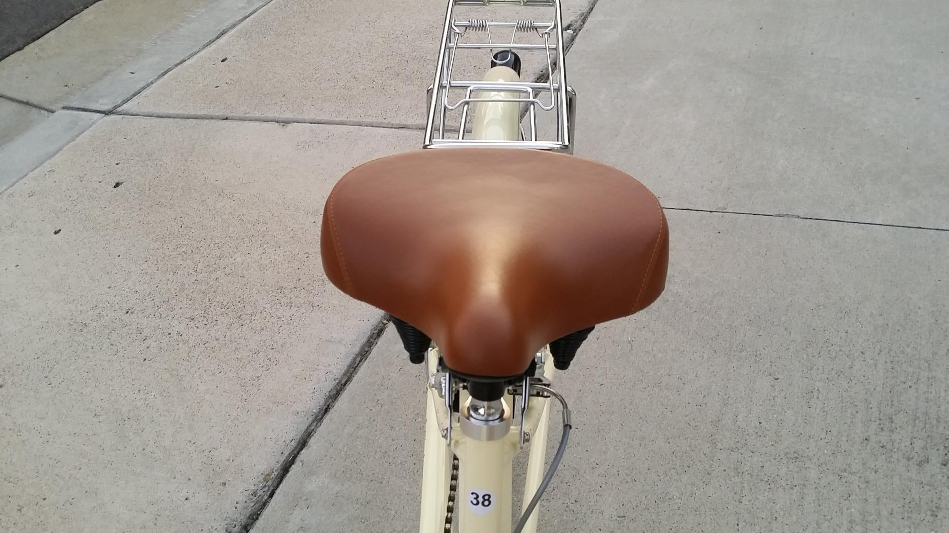 Bikeroo Wide Cruiser Saddle - Comfort Seat Fits Indoor & Outdoor Bicycles - Steel Spring & Elastomer Suspension - Memory Foam customer photo 2