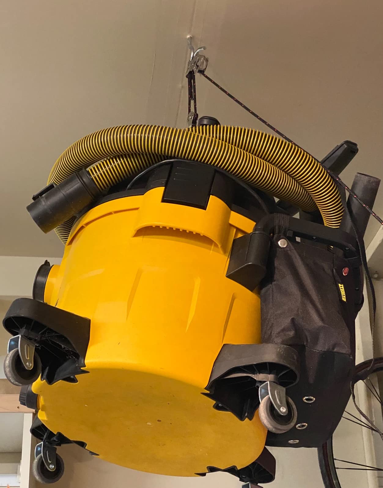 HARKEN Hoister - Bikes & Overhead Garage Storage Hoist System (45lb Capacity, 16ft Ceiling), Space-Saving Organization, Easy One-Person Operation, Safe Anti-Drop, Self-Leveling - model 7800.16 customer photo 1