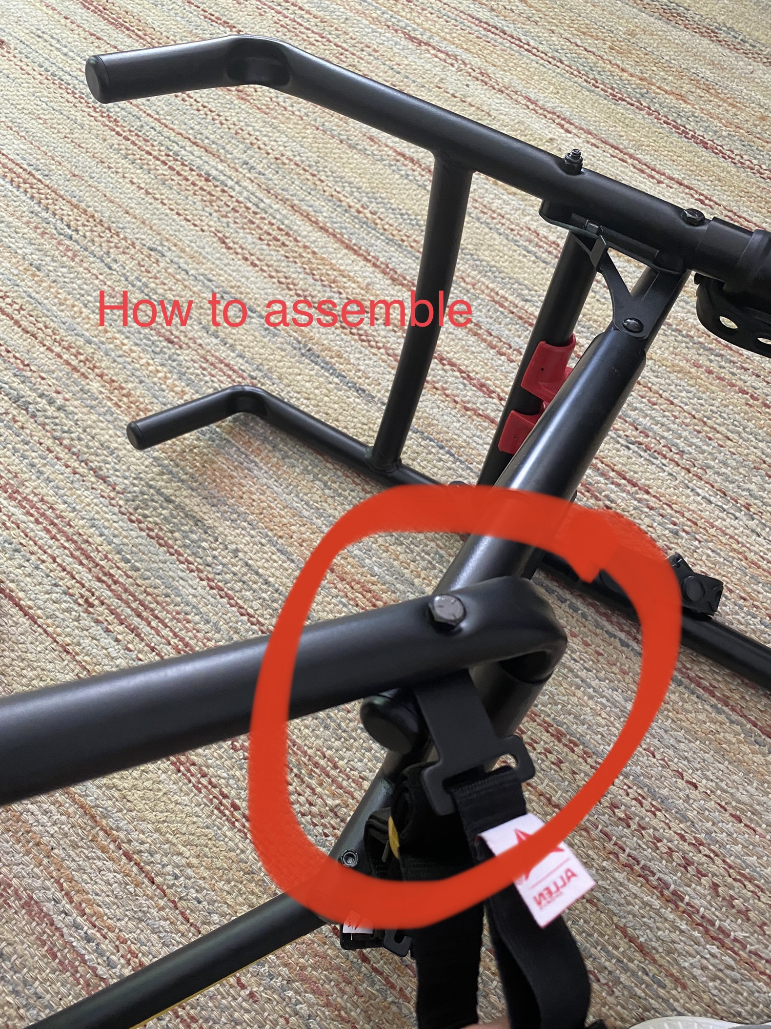 Allen Sports Premier 2-Bike Spare Tire Rack, S302 customer photo 1