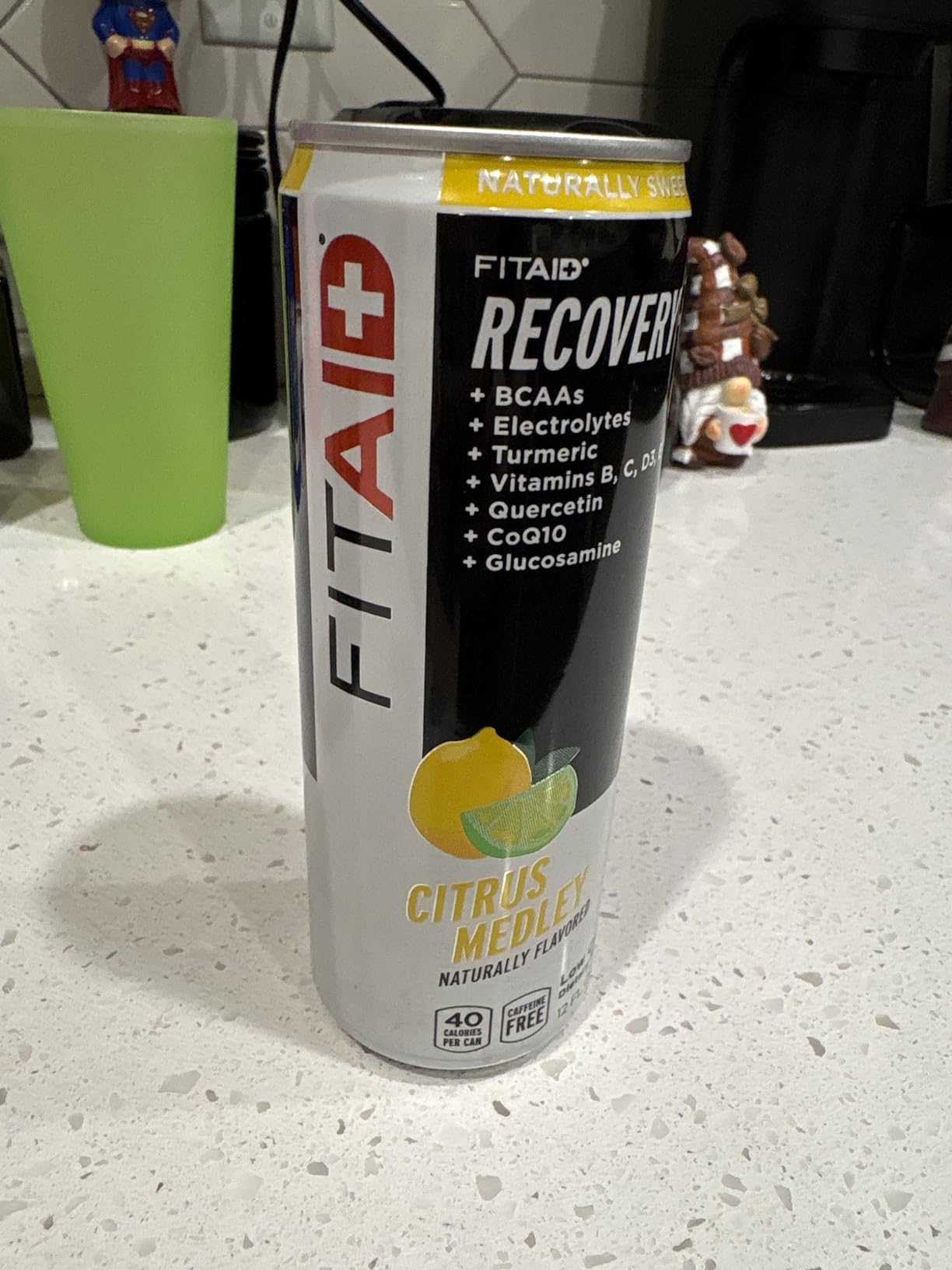 FITAID Post Workout Recovery, Citrus Medley, 12 fl oz (12-Pack) | 100% Clean post-workout recovery blend with BCAAs, B-Complex, Glucosamine, & Electrolytes. Citrus flavor, no sucralose. customer photo 1