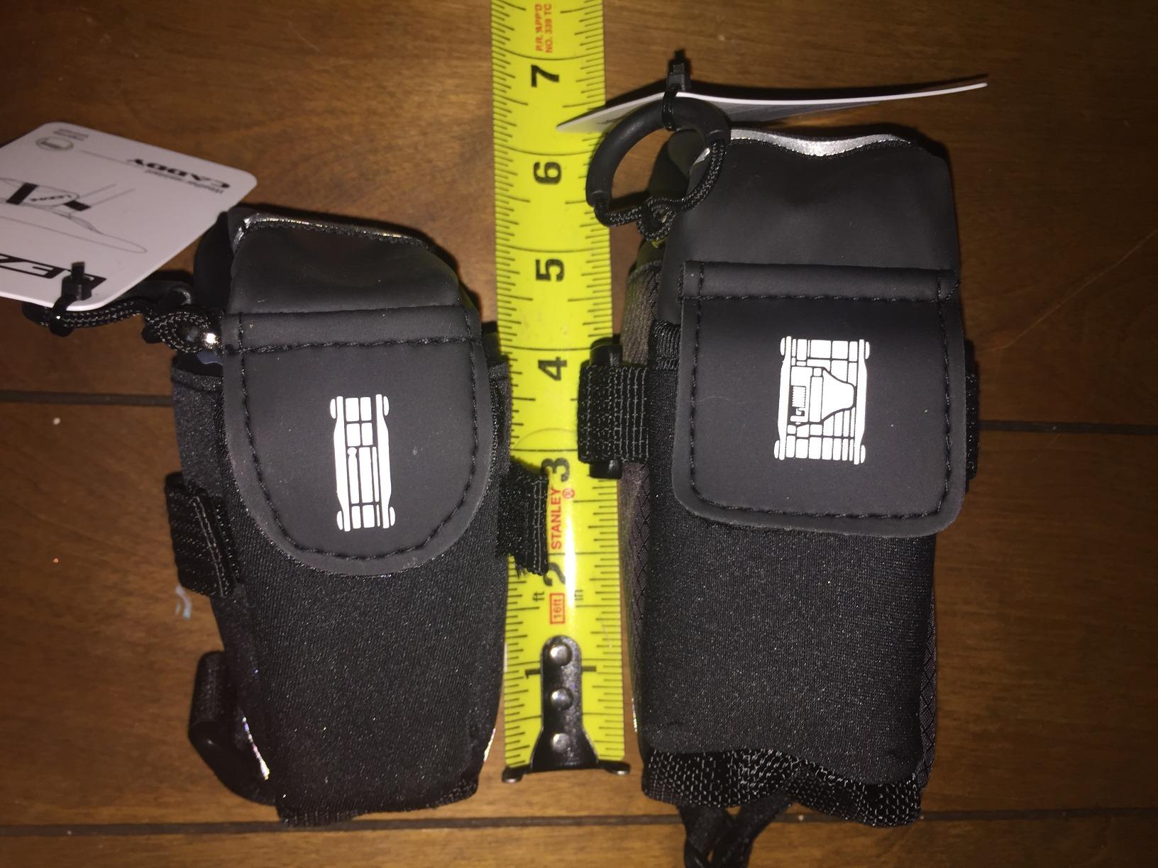 LEZYNE Caddy Bike Saddle Bag - Durable Nylon Cycling Storage Bag with Velcro/Quick Release Mount, Reflective Accents customer photo 2