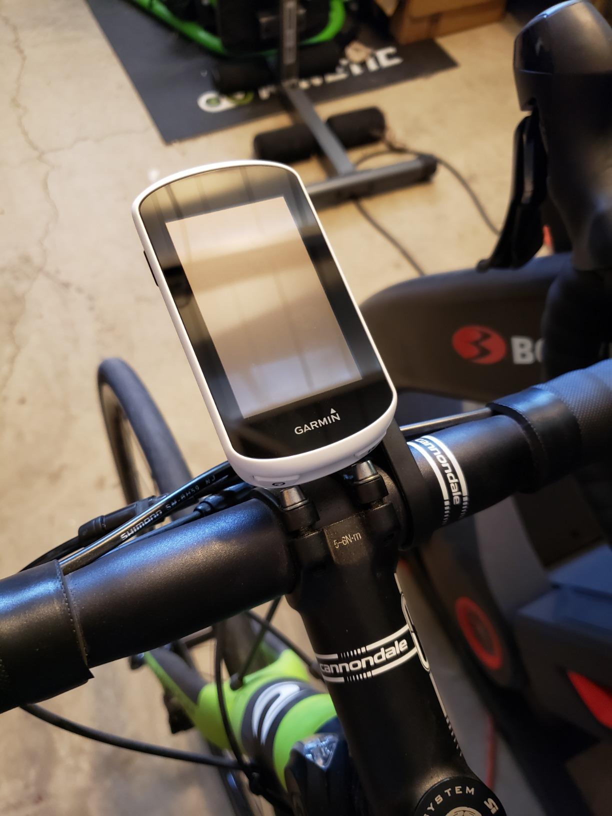 Thinvik Out Front Bike Computer Mount for Garmin Edge 840/830/820/810/540/530/520Plus/520/510/500/200/130/25 GPS Compatible with 31.8mm 25.4mm Handlebar customer photo 2