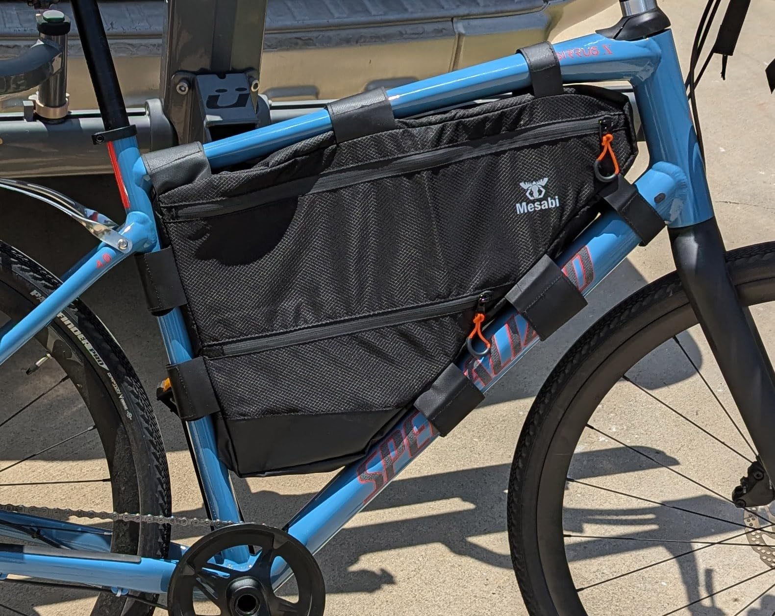 Touring Road Bike Full Frame Bag | Bicycle Bikepacking, Touring, Commuting Pack | Small (6.5L), Medium (12L), Large (14L) customer photo 1