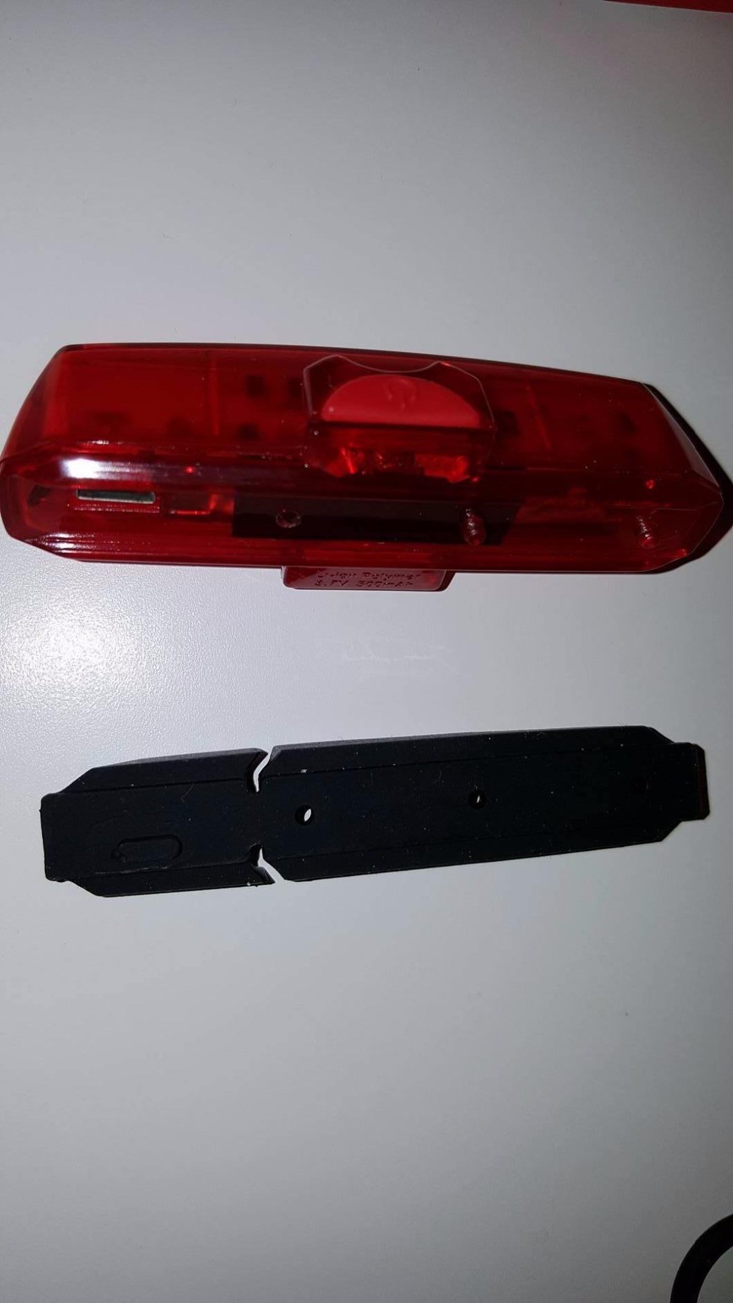 Bike Tail Light USB Rechargeable - Super Bright LED Rear Bicycle Light Clip On as Red Back Taillight with 6 Lighting Modes customer photo 1