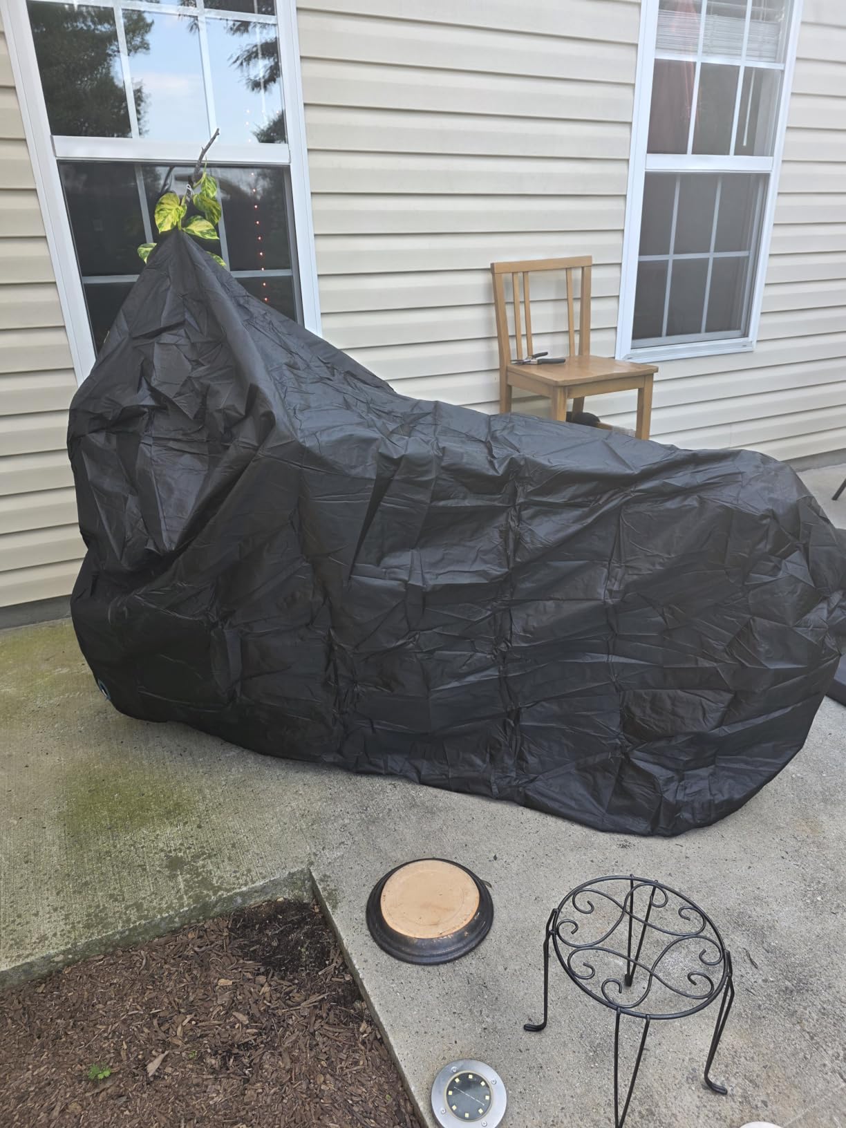 Puroma Bike Cover for 1/2/3 Bikes, Waterproof Outdoor Storage Bicycle Covers Rain Sun UV Dust Wind Proof with Lock Hole for Mountain Road Electric Bike customer photo 2