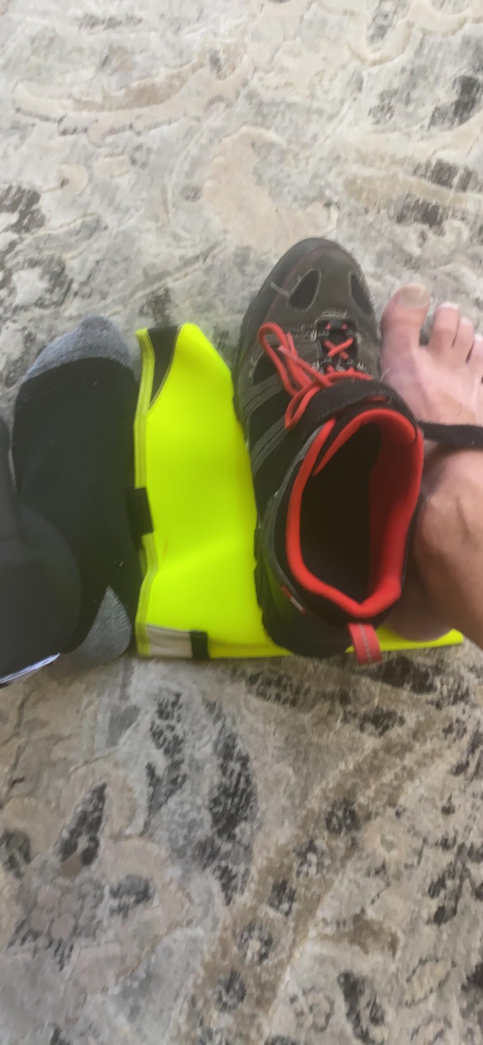GripGrab RaceThermo Neoprene Winter Cycling Overshoes - Shoe Covers | Waterproof thermal insulation, zipperless cuff design, reflective details - for slim, race-oriented road bike shoes customer photo 2