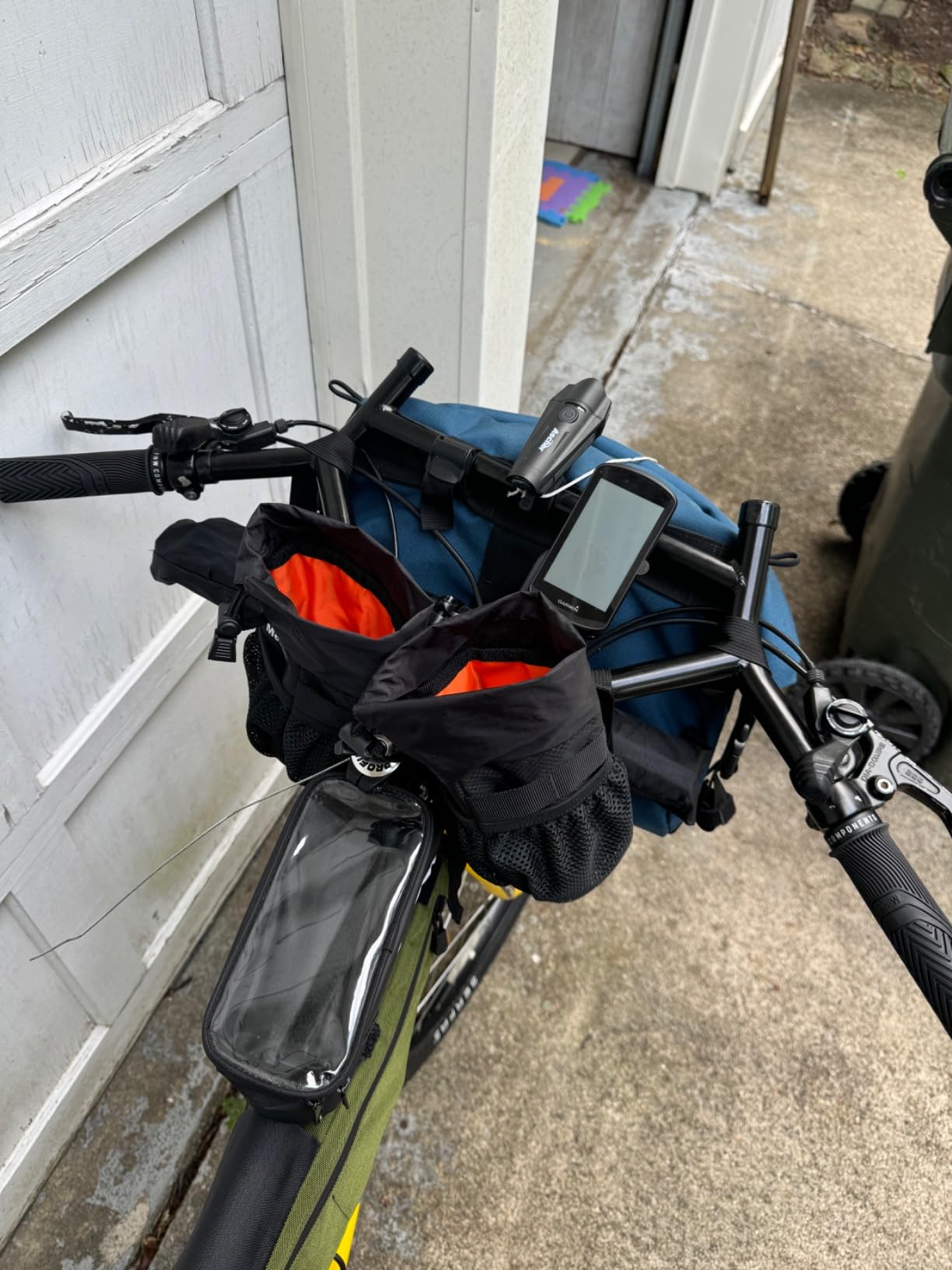 Bike Stem Bag | Bikepacking Food Snack Water Bottle Storage | Bicycle Touring Commuting Insulated Pouch customer photo 1