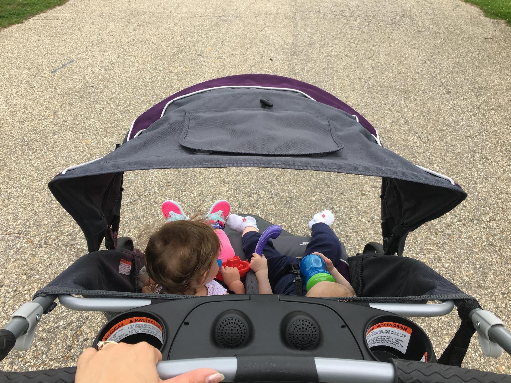 Baby Trend Expedition Double Jogger Stroller, Griffin customer photo 2