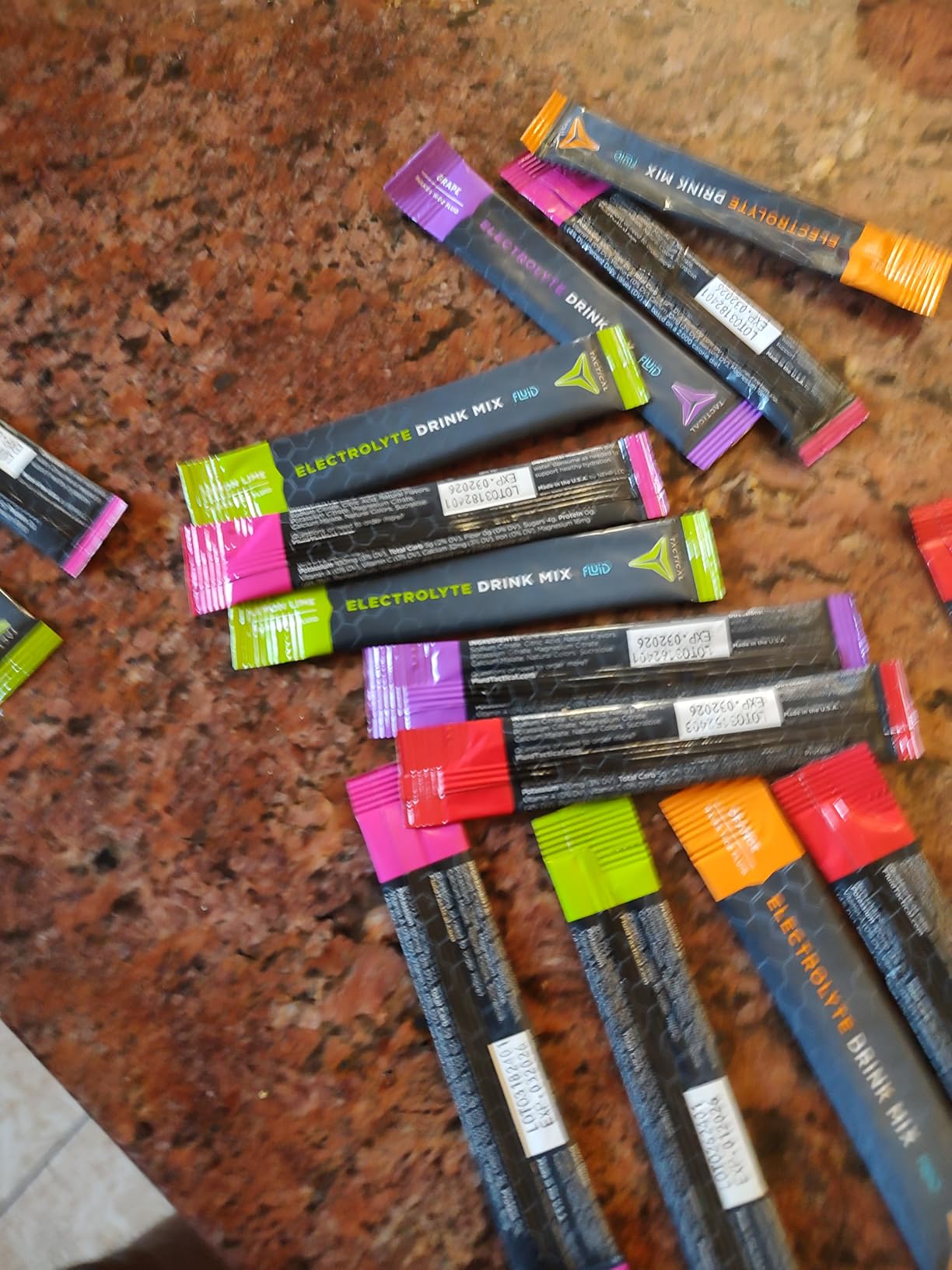 Fluid Tactical - 25 Count Electrolyte Powder | Variety Pack | Travel Ready Drink Mix | Extreme Re-Hydration customer photo 2