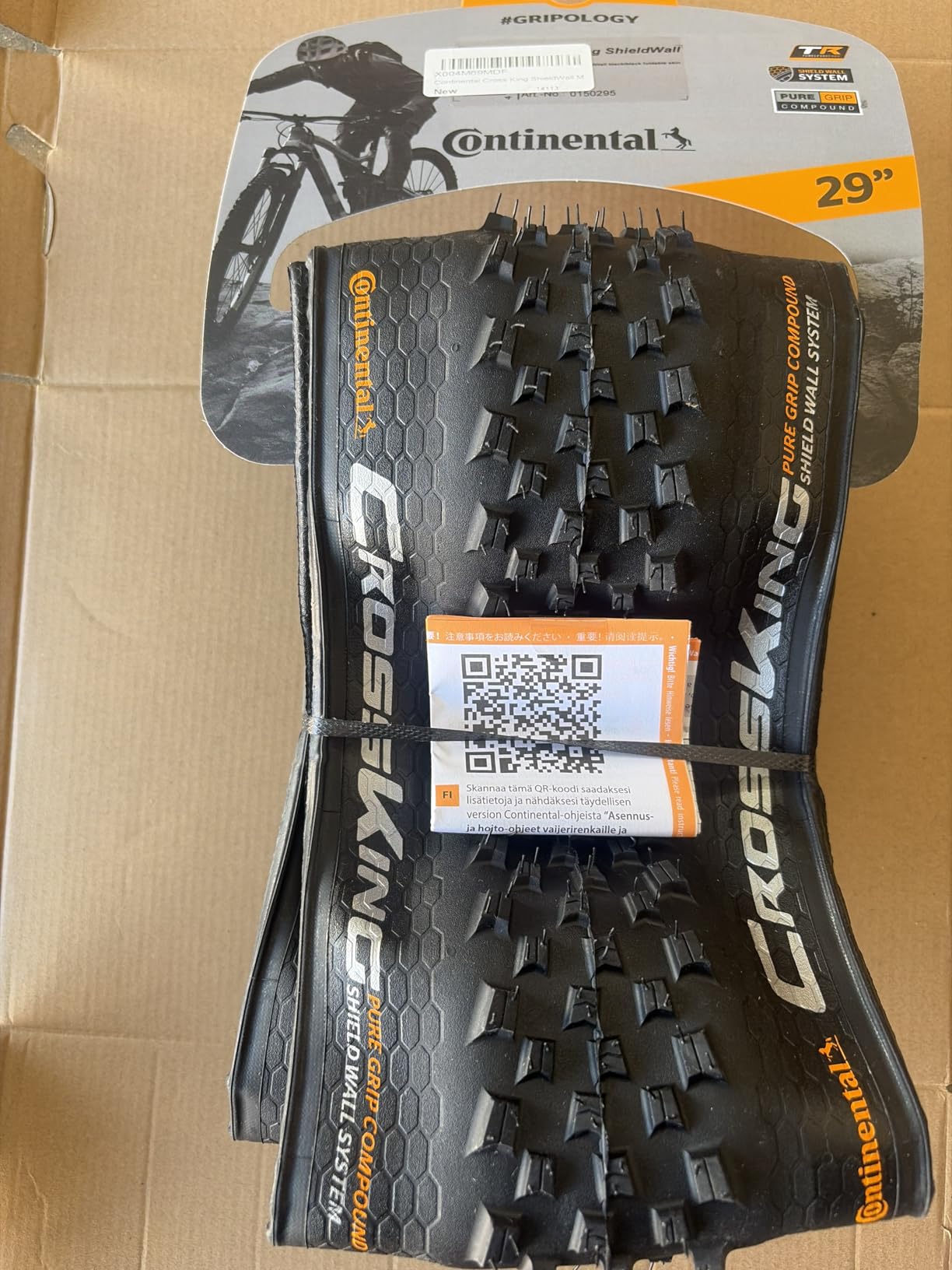 Continental Cross King - Tubeless Mountain Bike Tire - Black - E25 Ebike Rated customer photo 1