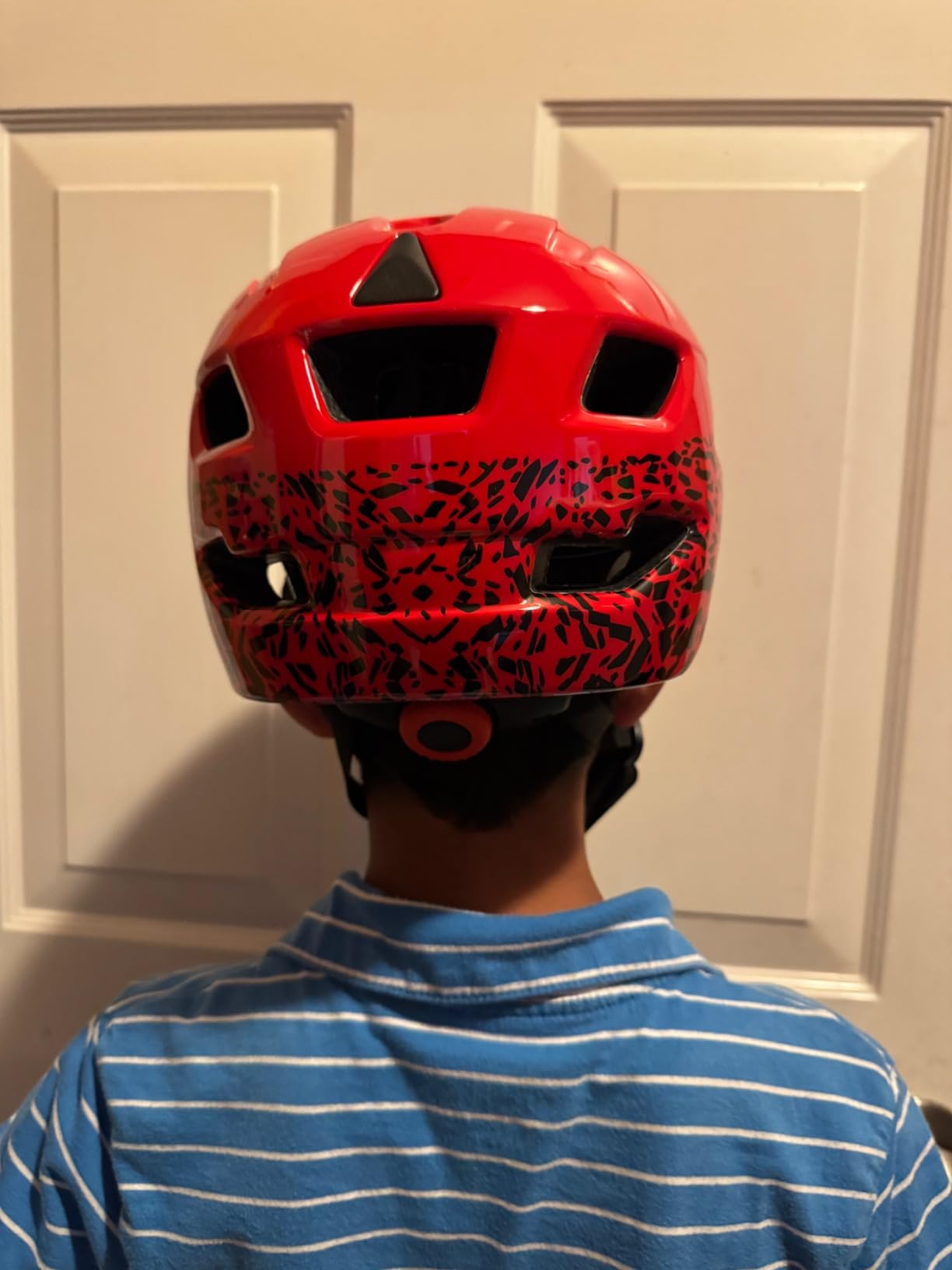 Kids Helmet, Exclusky Kids Bike Helmet Adjustable Safety Lightweight Children Bicycle Helmet for Kids Skating Cycling Scooter Boys and Girls Bicycle Helmets Ages 5-8-14 customer photo 2