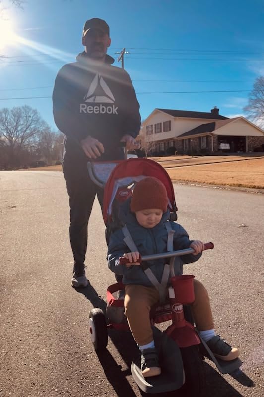 Radio Flyer Ultimate All-Terrain Stroll 'N Trike, Ages 1-5, UV Canopy | Stroller Tricycle for Toddlers, Convertible 4-in-1 Tricycle, All-Terrain Tires, Parent Push Handle, Accessories customer photo 2