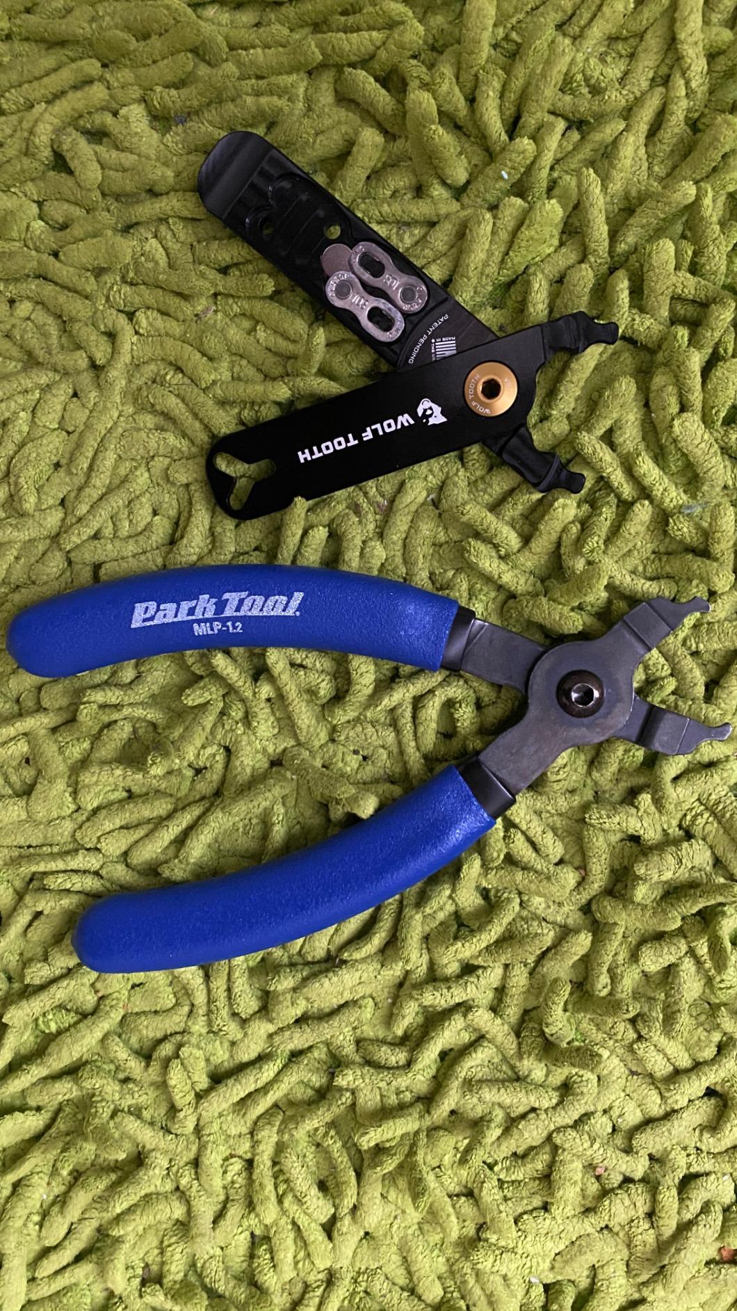 Wolf Tooth - Master Link & Plier - Pack Pliers | Bike Multi Tool Quick Link Pliers with Bike Tyre Levers, Valve Core Remover | Chain Tools 9/10/11/12 Speed Bicycle Repair customer photo 1