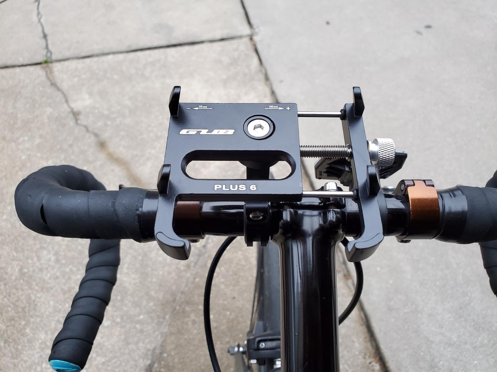 Bike Phone Mount Holder, Aluminum Motorcycle Phone Holder Mount with 360° Rotation for iPhone 16 17 15 14 Pro Max Mini X XR Xs Plus, Samsung S25 S24 S22 4-7 Inch - Upgraded customer photo 2